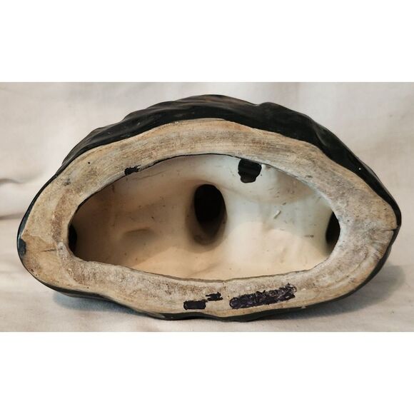 Ceramic Asian Man Woman Figurines‎ Table TV Lamp Dish Mid Century Vintage - Picture 9 of 10